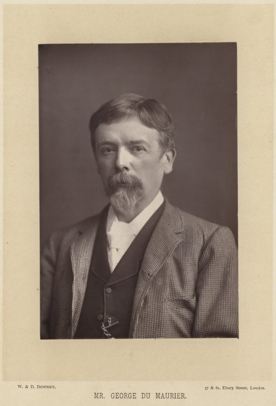 Porträtt av George du Maurier av English Photographer