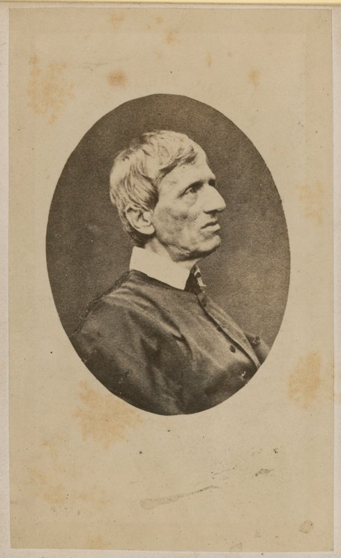 Porträtt av John Henry Newman av English Photographer