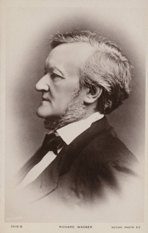 Porträtt av Richard Wagner av English Photographer