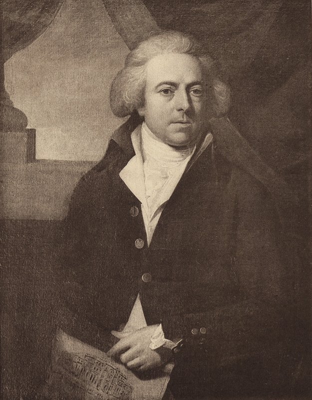Porträtt av Robert Adam (svartvitt foto) av English Photographer