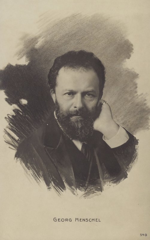 Porträtt av Sir George Henschel av English Photographer