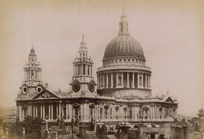 Vykort av St Pauls Cathedral av English Photographer