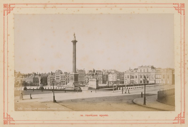 Vykort med en bild av Trafalgar Square av English Photographer