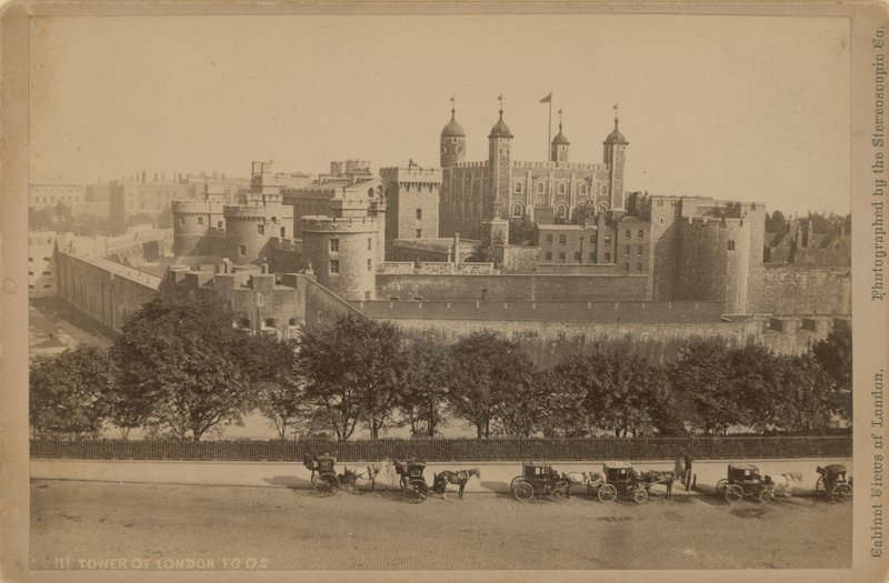 Vykort med en bild av Tower of London av English Photographer