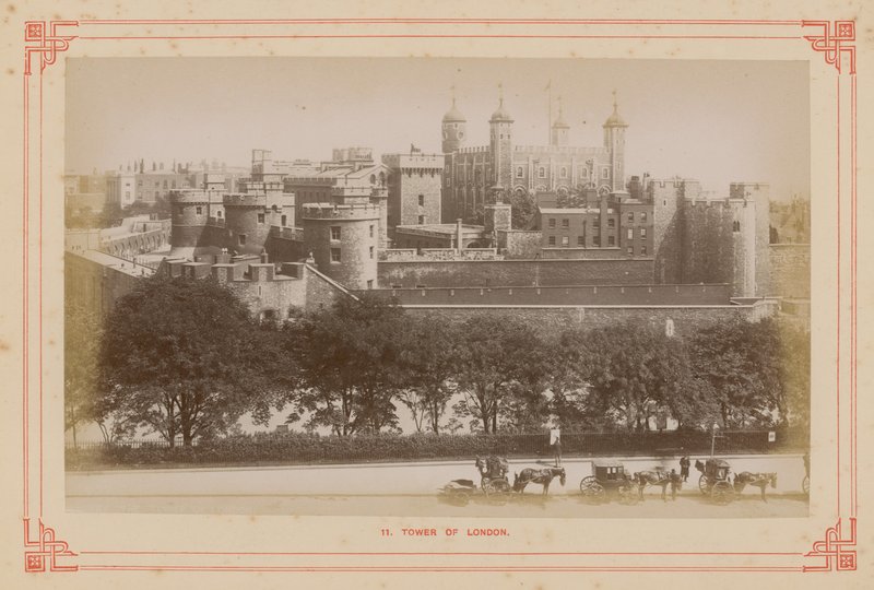 Vykort med en bild av Tower of London av English Photographer