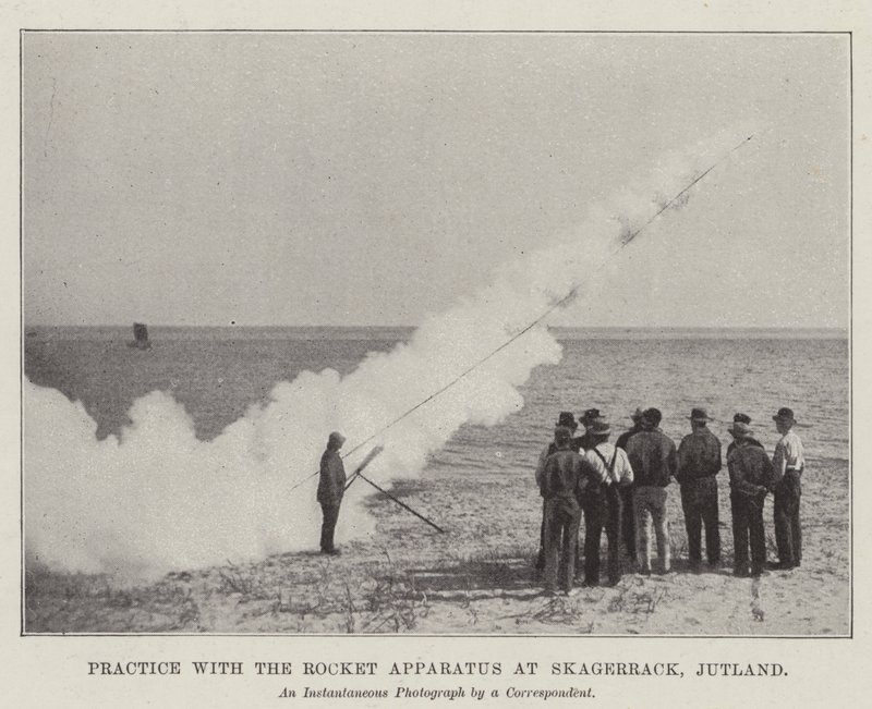 Träna med raketapparaten vid Skagerrack, Jylland av English Photographer