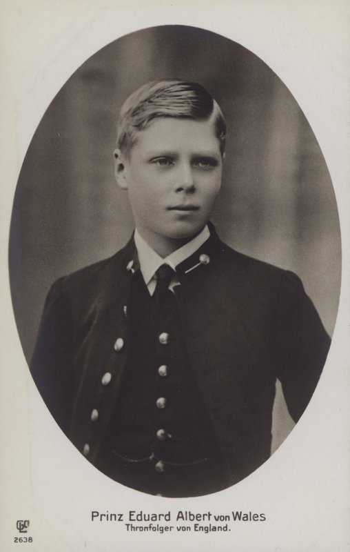 Prins Edward Albert av Wales (s/v-foto) av English Photographer
