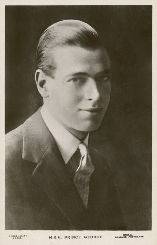 Prins George, hertig av Kent (s/v foto) av English Photographer