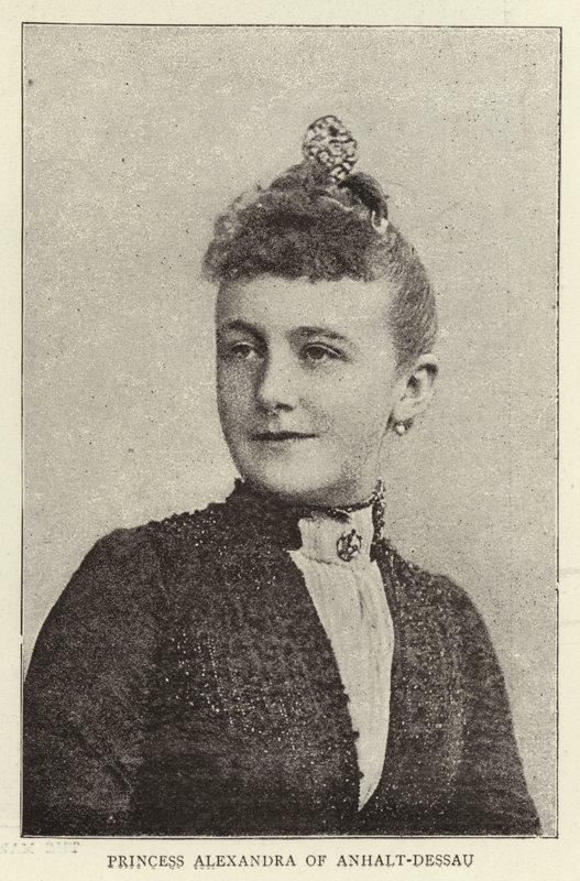 Prinsessan Alexandra av Anhalt-Dessau av English Photographer