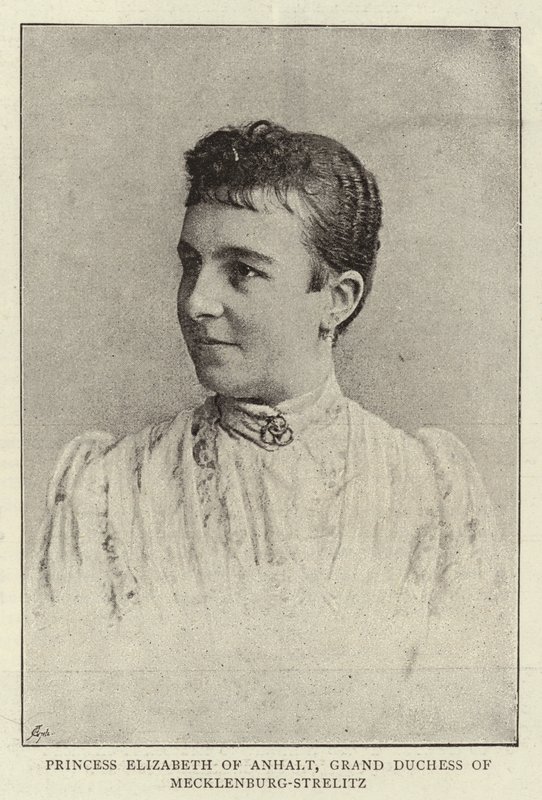 Prinsessan Elizabeth av Anhalt, storhertiginnan av Mecklenburg-Strelitz av English Photographer