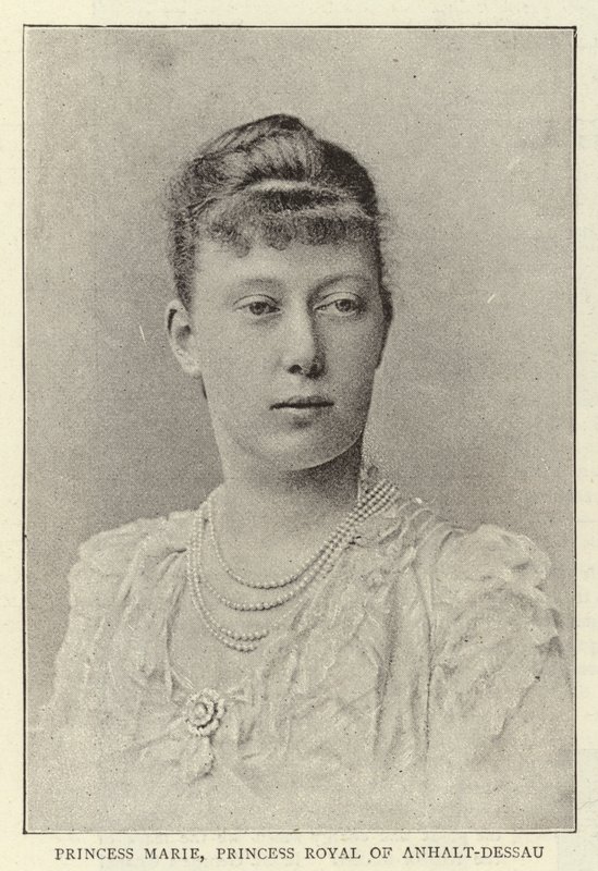 Prinsessan Marie, Prinsessan Royal av Anhalt-Dessau av English Photographer