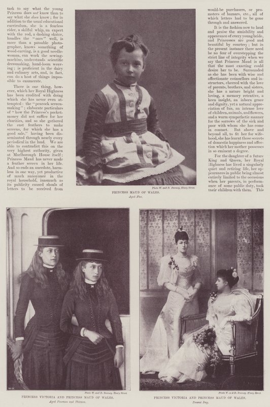 Prinsessan Maud av Wales av English Photographer