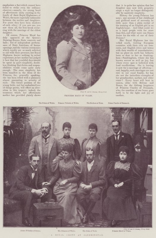 Prinsessan Maud av Wales av English Photographer
