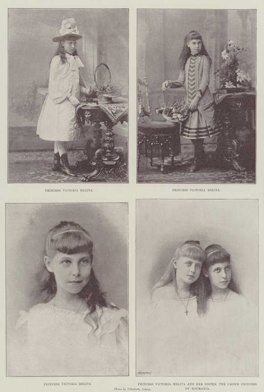Prinsessan Victoria Melita av Saxe-Coburg och Gotha av English Photographer