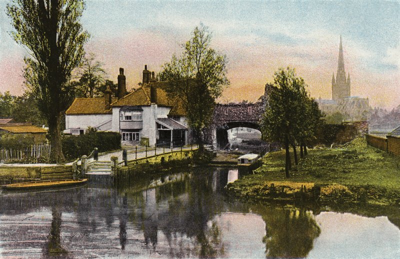 Drar Ferry, Norwich av English Photographer