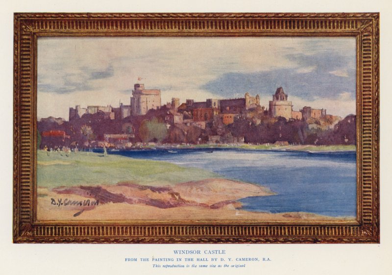 Drottning Marys dockhus: Windsor Castle (foto i färg) av English Photographer