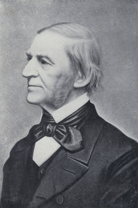 Ralph Waldo Emerson (s/v foto) av English Photographer