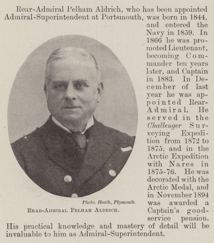 Konteramiral Pelham Aldrich av English Photographer