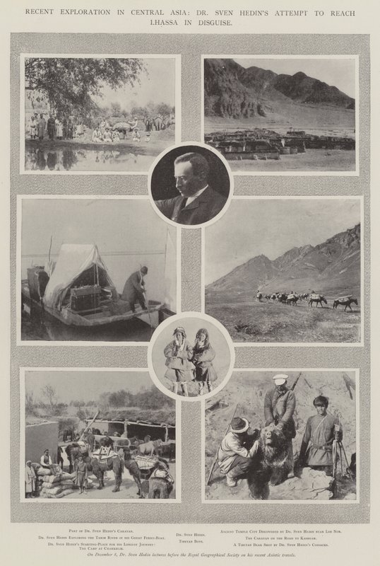 Senaste utforskning i Centralasien, Dr Sven Hedins försök att nå Lhassa i förklädnad av English Photographer