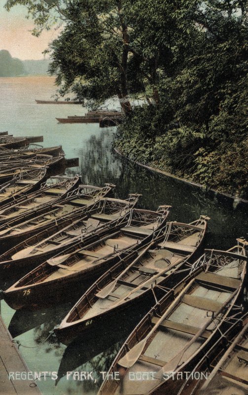 Regents Park, London, The Boat Station (foto) av English Photographer