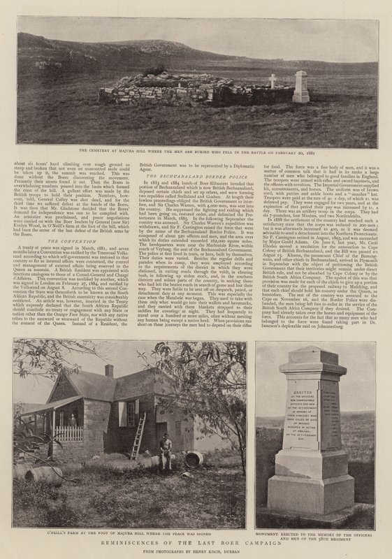 Reminiscenser av den sista boerkampanjen av English Photographer