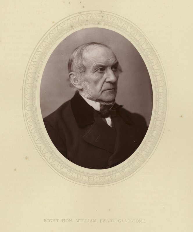 Höger Hon. William Ewart Gladstone av English Photographer