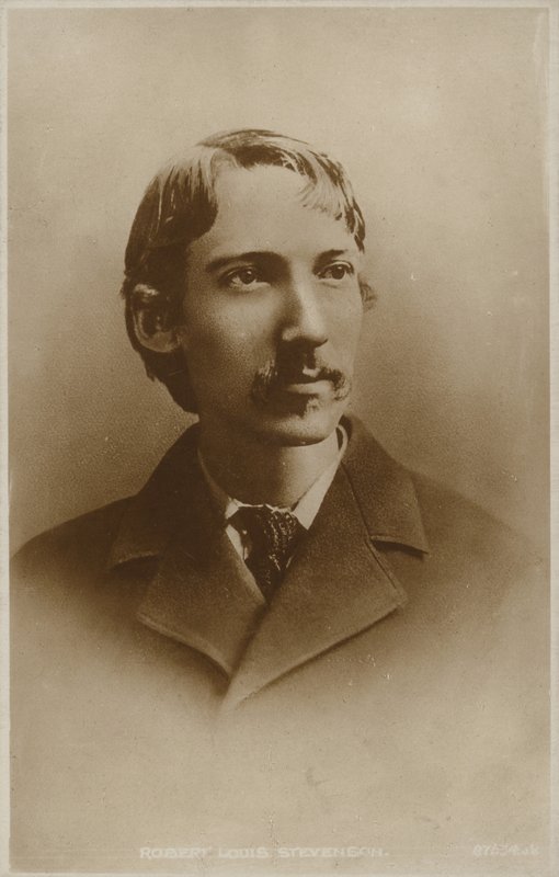 Robert Louis Stevenson (1850-1894), skotsk romanförfattare, poet och reseskribent av English Photographer