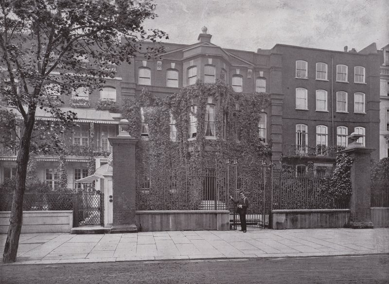 Rossettis hus i Cheyne Walk, Chelsea av English Photographer