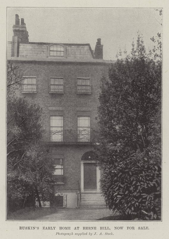 Ruskins Early Home at Herne Hill, nu till salu av English Photographer