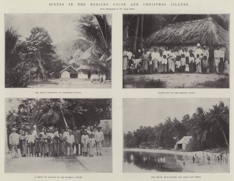 Scener i Keeling Cocos och Christmas Islands av English Photographer