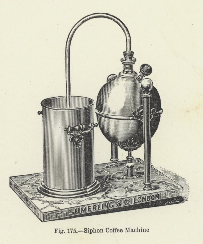 Siphon kaffemaskin (bild) av English Photographer