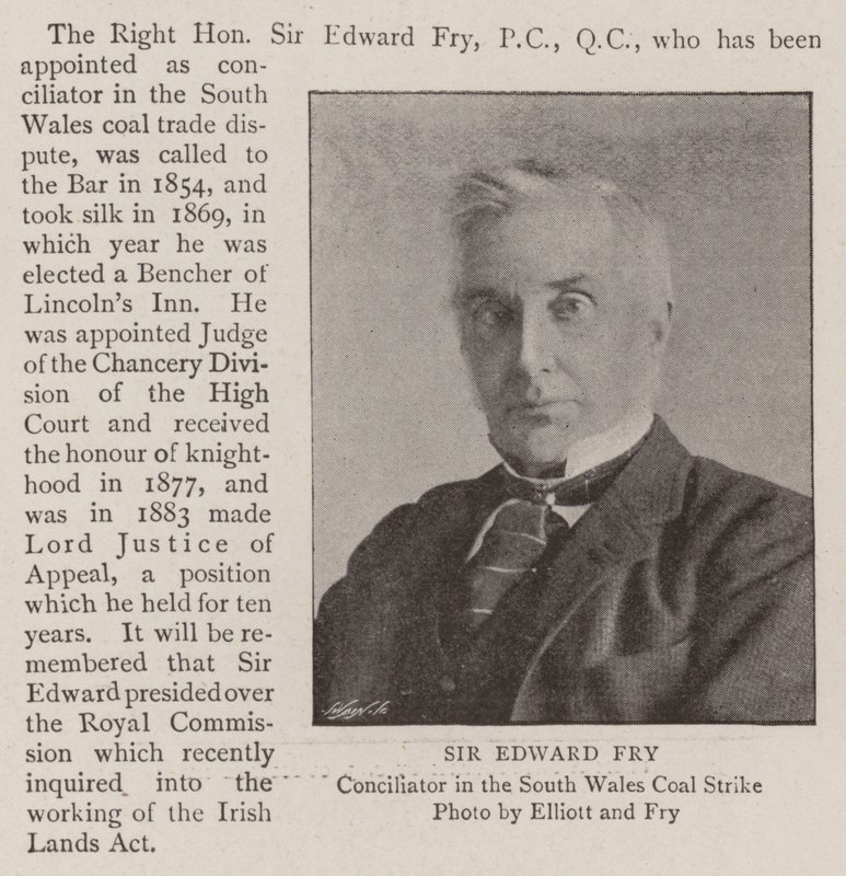 Sir Edward Fry av English Photographer