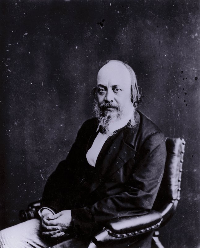 Sir Edwin Chadwick, engelsk socialreformator som har bidragit till förändringar av de fattiga lagarna och förbättringar av folkhälsa och sanitet (s/v foto) av English Photographer