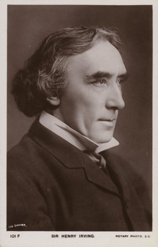 Sir Henry Irving, engelsk skådespelare av English Photographer