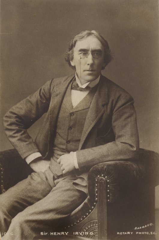 Sir Henry Irving, engelsk skådespelare av English Photographer