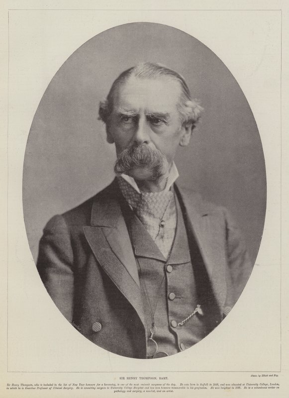 Sir Henry Thompson, baronet av English Photographer
