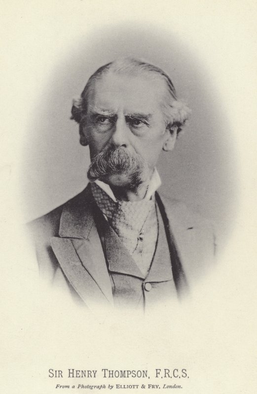 Sir Henry Thompson, FRCS (foto i svartvitt) av English Photographer
