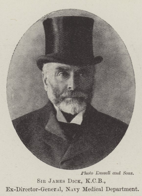 Sir James Dick, KCB, ex-generaldirektör, marinmedicinska avdelningen av English Photographer