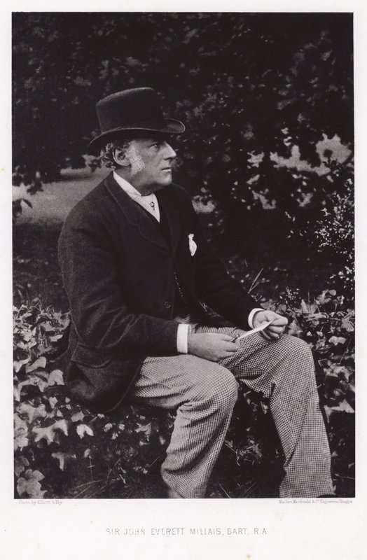 Sir John Everett Millais, engelsk konstnär av English Photographer