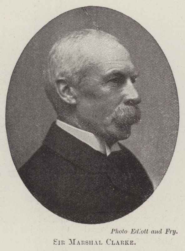 Sir marskalk Clarke av English Photographer