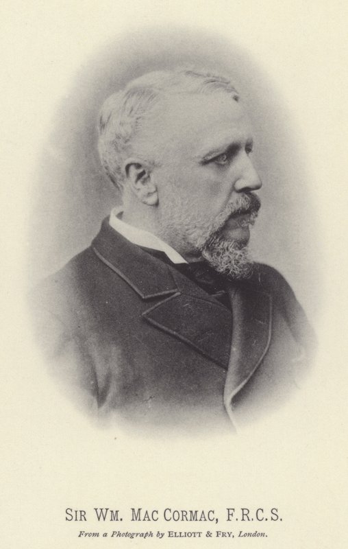 Sir William MacCormac, FRCS (foto i svartvitt) av English Photographer