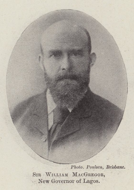 Sir William MacGregor, Lagos ny guvernör av English Photographer