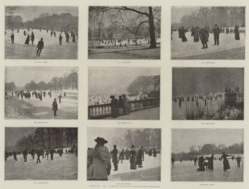 Skridskoåkning i London av English Photographer