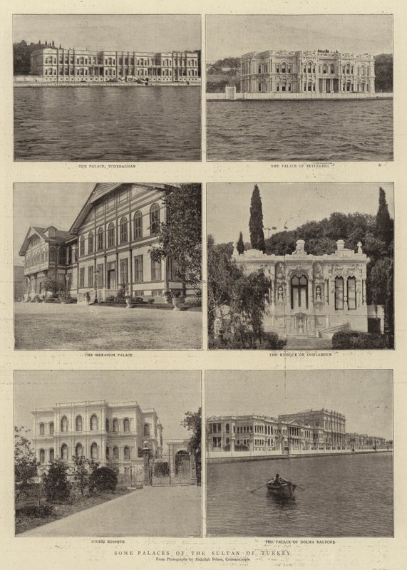 Några palats av sultanen av Turkiet av English Photographer
