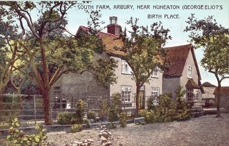 South Farm, Arbury, nära Nuneaton, George Eliots födelseplats (färgfoto) av English Photographer