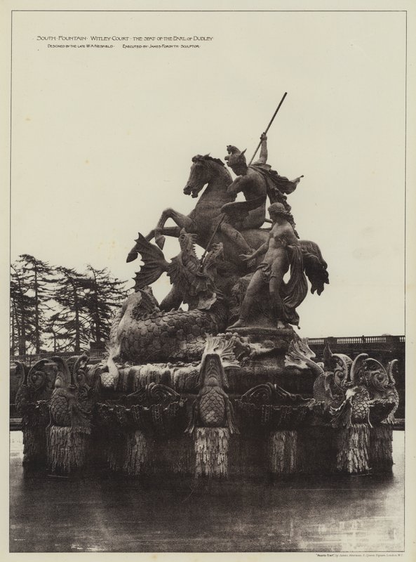 South Fountain Witley Court, The Seat of the Earl of Dudley (s/v foto) av English Photographer