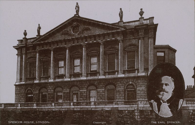 Spencer House, London med (inlagd) The Earl Spencer av English Photographer