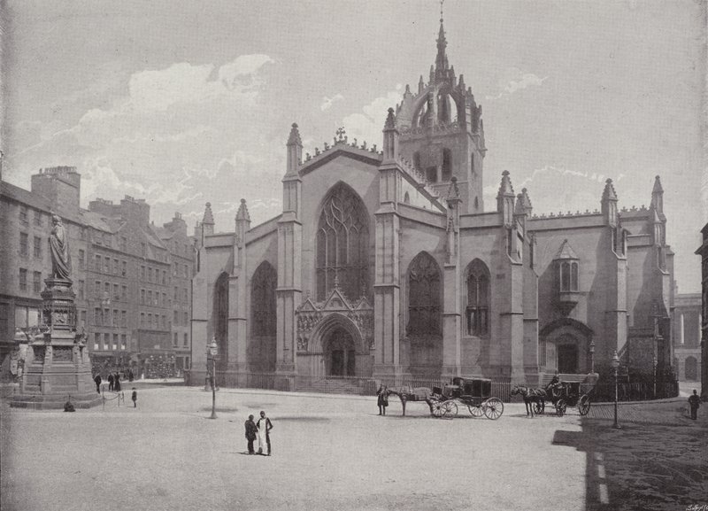 St Giles Church, Edinburgh av English Photographer