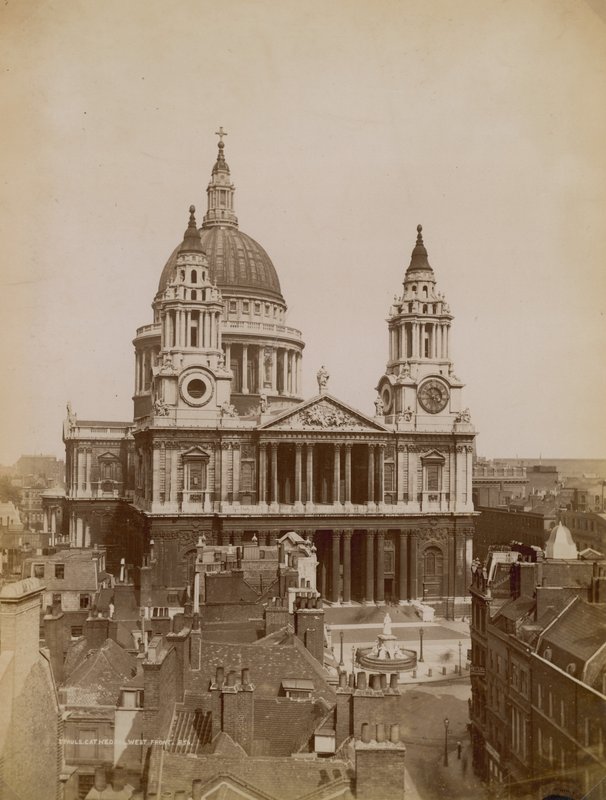 St Pauls Cathedral, London, tidigt 1900-tal av English Photographer