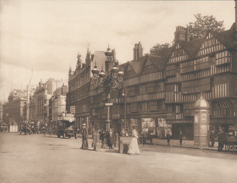 Staple Inn, Holborn, London, tidigt 1900-tal av English Photographer
